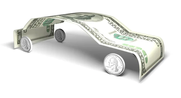 Cost of a car — Stock Photo, Image