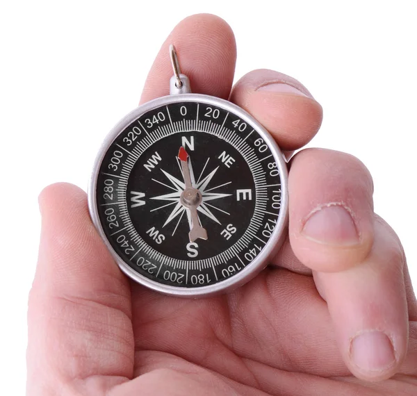 Směrovou šipku kompasu — Stock fotografie