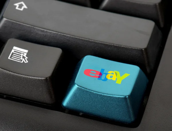Botão Ebay — Fotografia de Stock
