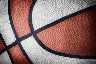 Close up of a basketball clipart