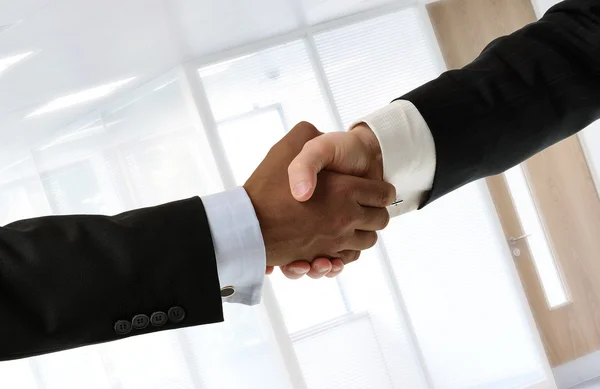 Two business men shaking hands — Stock Photo, Image