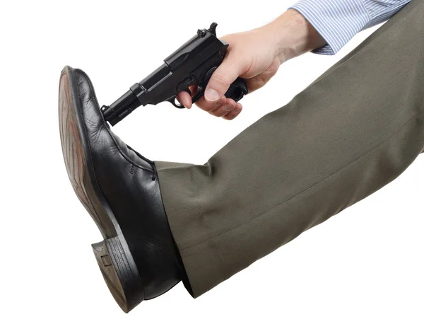 Shooting yourself in the foot Stock Photos, Royalty Free Shooting yourself  in the foot Images | Depositphotos
