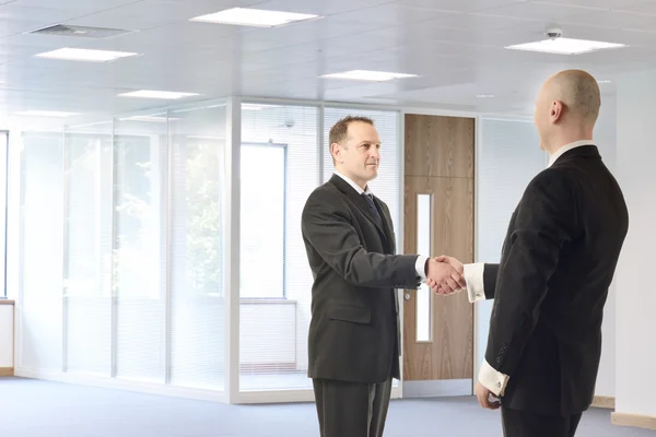 Twee zakenlieden vergadering — Stockfoto