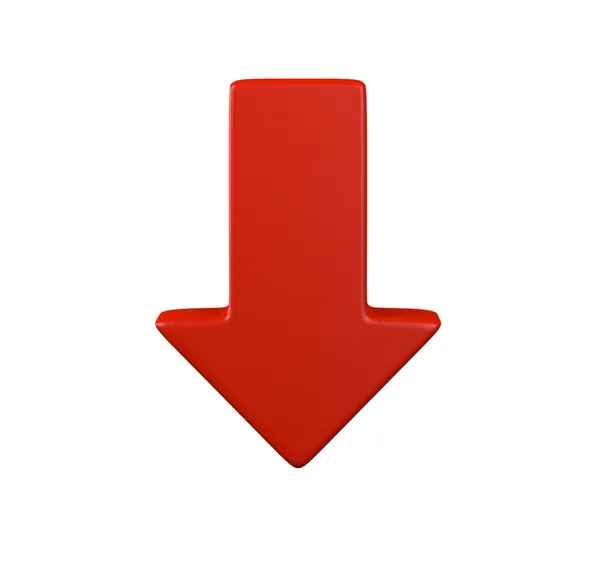 Red arrow — Stock Photo, Image