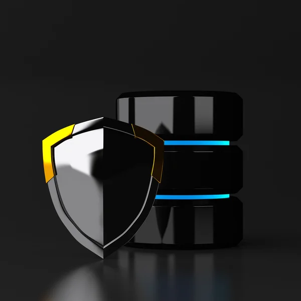 Sicherheitskonzept für Datenbanken und Computer — Stockfoto