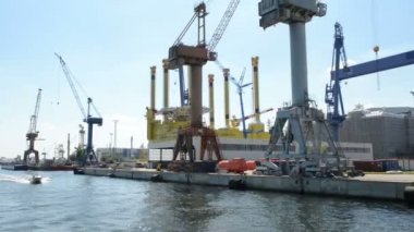 Warnow shipyards in Warnemünde