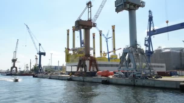 Cantieri navali Warnow a WarnemmbH nde — Video Stock