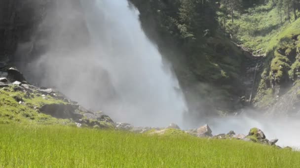 Перегляд водоспад Krimml — стокове відео