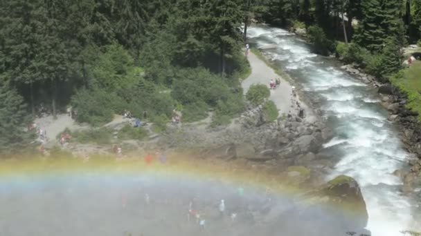 Waterfalls in Krimml. (Austria) — 图库视频影像