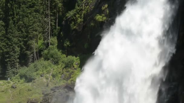 Waterfalls in Krimml. (Austria) — Stock Video