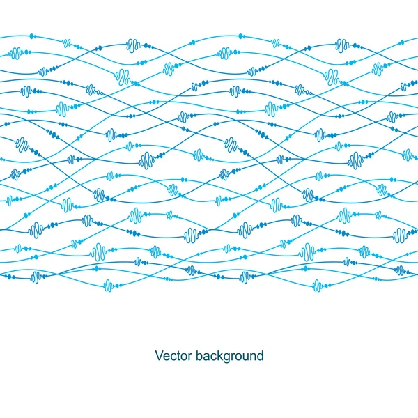 Hintergrund mit blauen Linien — Stockvektor