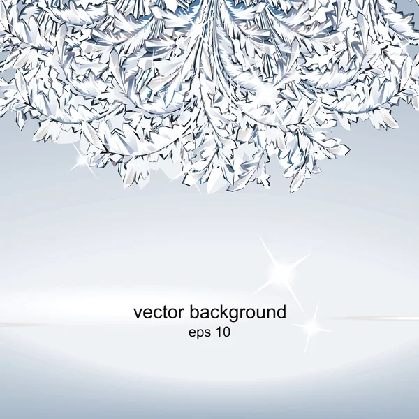 Krystal ledu pozadí — Stockový vektor
