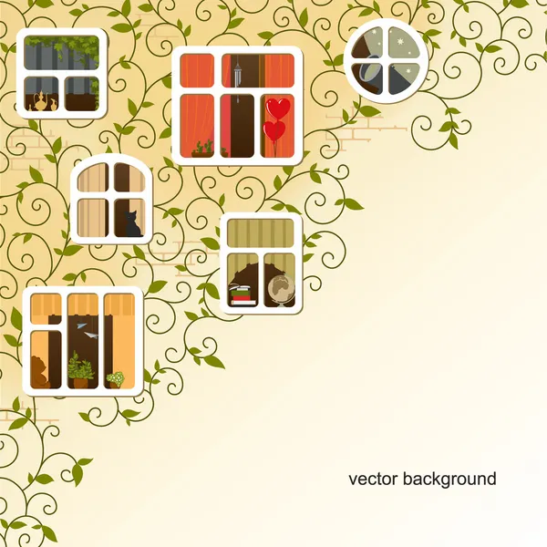 Varma windows — Stock vektor