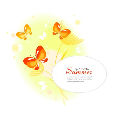 banners florales de verano