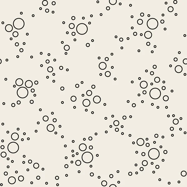 Eenvoudige naadloze textuur met cirkels — Stockvector