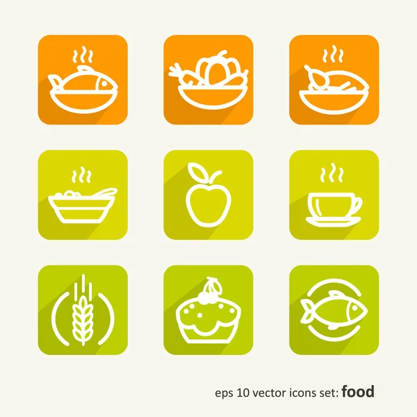 Alimentos — Vector de stock