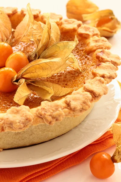 Pumpkin pie. — Stock Photo, Image