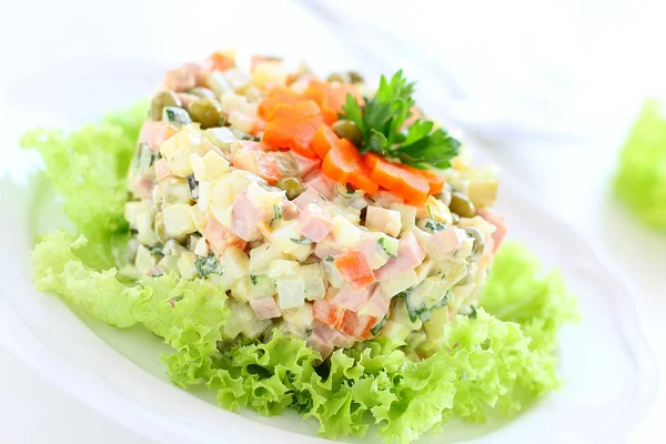 Salad Olivier. — Stock Photo, Image