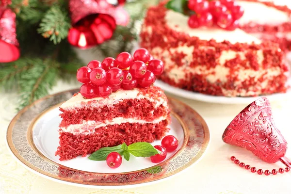 Kuchen "roter Samt." — Stockfoto