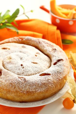 karamel soslu kabak pasta.