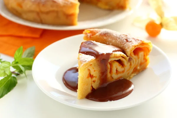 Pastel de calabaza de la cocina moldava . — Foto de Stock