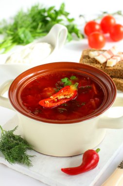 Borsch, Ukraynalı mutfağı.