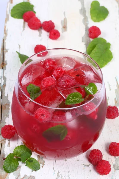 Raspberry mojitos. — Stock Photo, Image