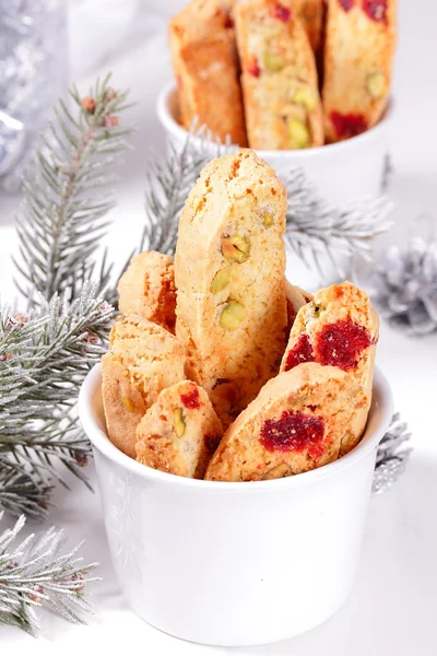 Biscotti con pistachos . — Foto de Stock