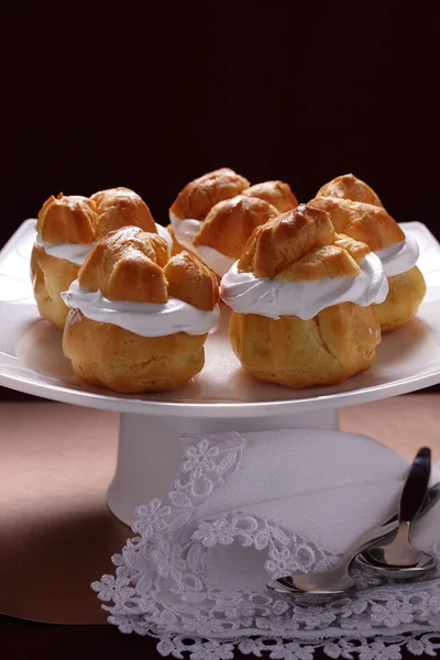 Profiteroles. — Foto de Stock