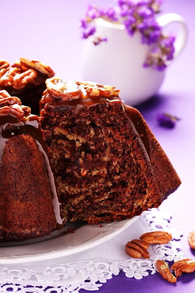 Bolo de chocolate . — Fotografia de Stock