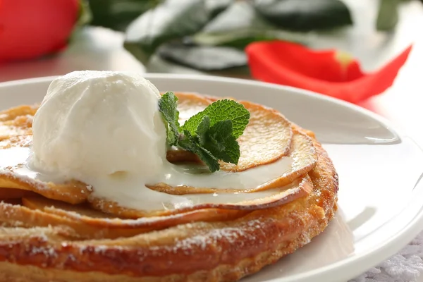 Tarta de manzana. — Foto de Stock