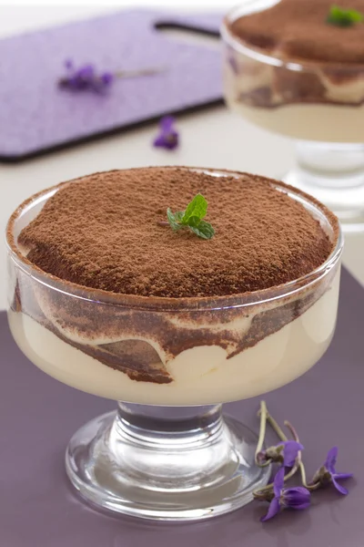 Dessert "tiramisu". — Stock Photo, Image