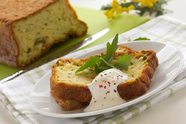 Cake with zucchini. — Stock Photo, Image