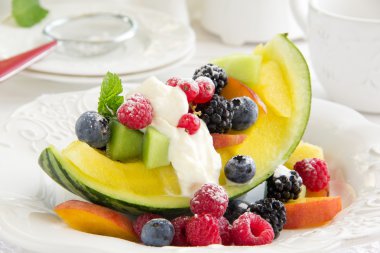 karpuz meyve salatası.