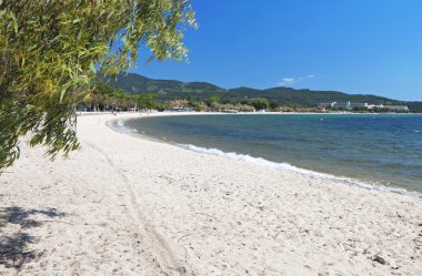 Summer resort at Halkidiki in Greece clipart