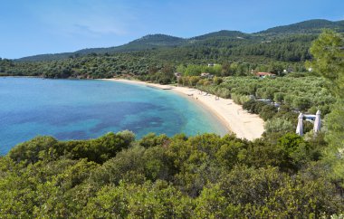 Halkidikya, Yunanistan için doğal plaj