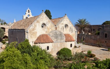 Arkadiou Manastırı Yunanistan'da Girit Adası'nda