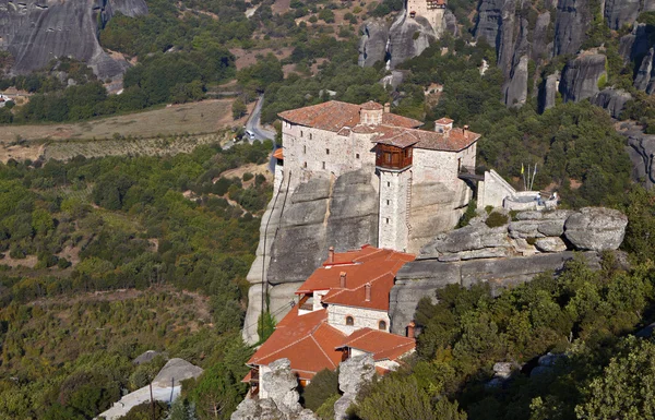 Μοναστήρι στα Μετέωρα στην Ελλάδα — Φωτογραφία Αρχείου