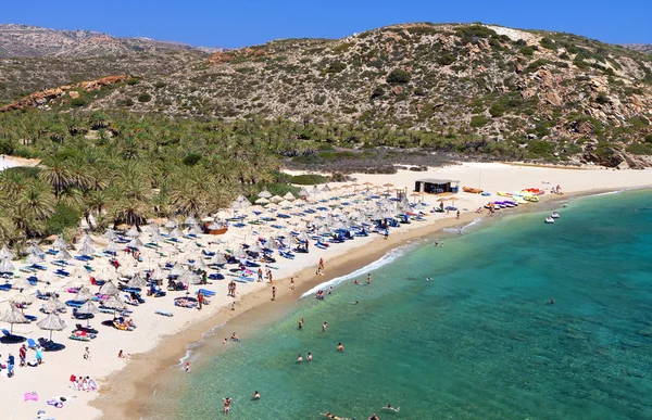 Yunanistan'ın Girit Adası'nda Vai beach — Stok fotoğraf