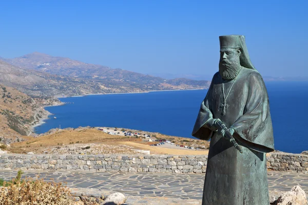 Preveli oblast na ostrově Kréta v greeec — Stock fotografie