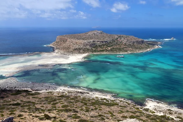 Balos, Yunanistan'ın Girit Adası'nda bay. gramvousa alanı. — Stok fotoğraf