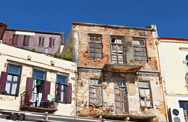 La ciudad de Hania en la isla de Creta en Grecia — Foto de Stock