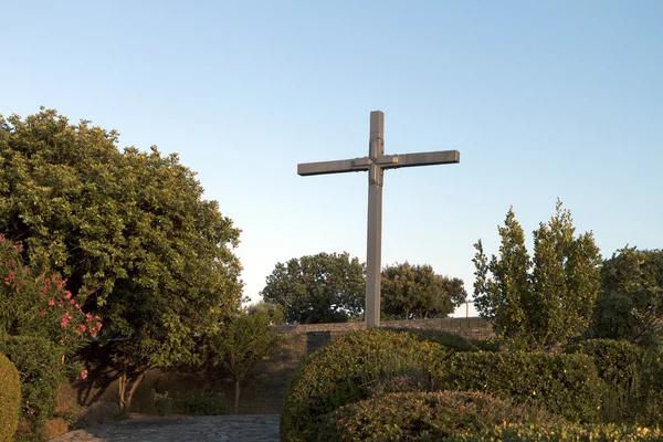 Cementerio en Maleme de la isla de Creta en Grecia —  Fotos de Stock
