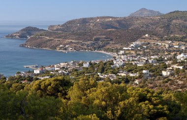 Aghia marina balıkçı köyü aegina Island, Yunanistan