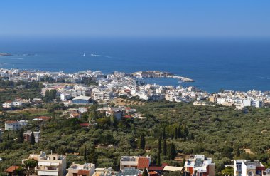 Yunanistan'ın Girit Adası'nda heraklio city yakınındaki Malia riviera