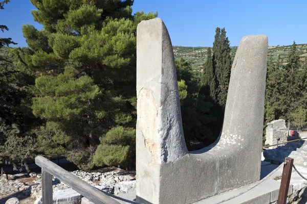 Palác Knossos na ostrově Kréta v Řecku — Stock fotografie