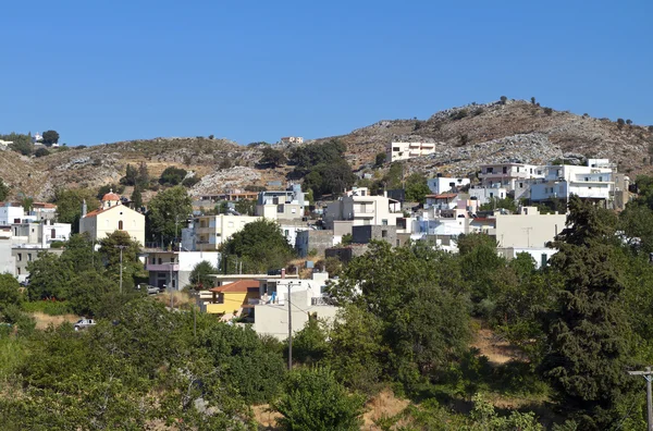 Anogia traditionelles Dorf auf Betoninsel in Griechenland — Stockfoto
