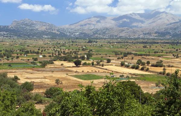Lasithi plateau at Crete island in Greece Royalty Free Stock Images