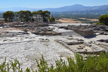 phaestos Yunanistan'da Girit Adası'nda antik palace