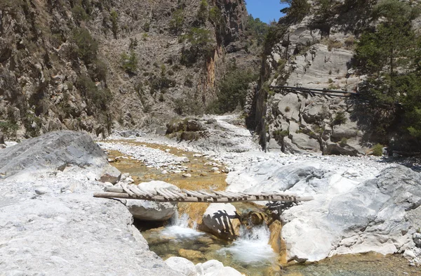 Gorge de Samarie sur l'île de Crète en Grèce — Photo